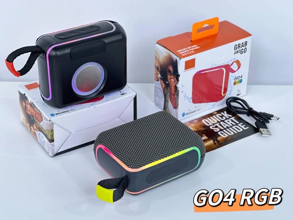 GO4 RGB Colorful Bluetooth Speaker – Vivid Colors, Portable Design