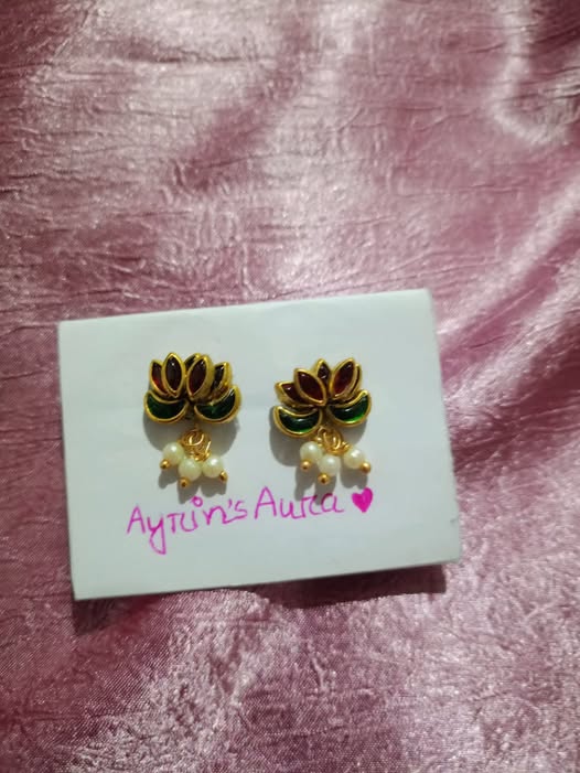 Lotus Shape Earrings